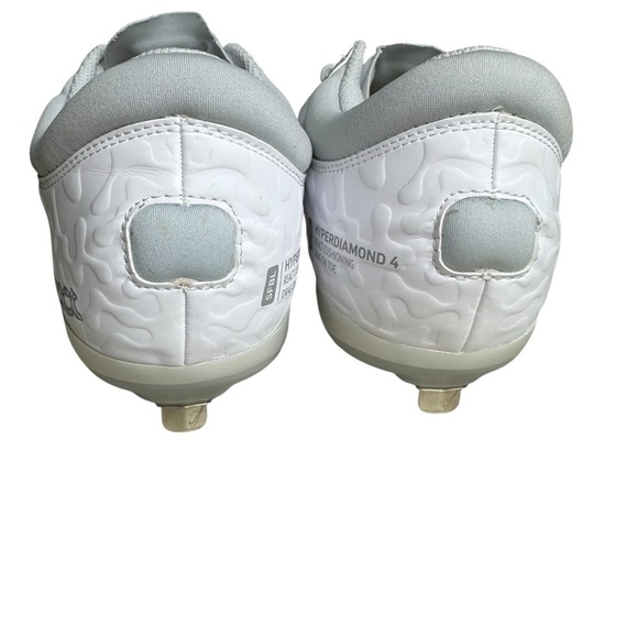Nike Hyperdiamond 4 Elite Women's Softball Cleats White. Size 12 - Picture 4 of 10